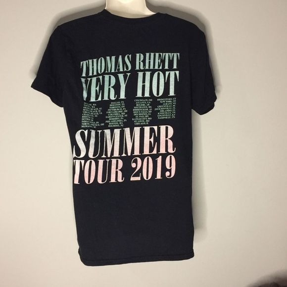Thomas Rhett Tops Thomasrhett Vhs 29 Tour Black Tshirt Poshmark